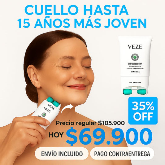 VEZE V-FIRM CREAM.  Fórmula coreana que reafirma y elimina la papada.