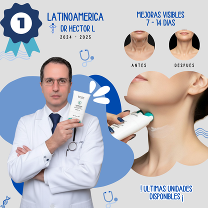 VEZE V-FIRM CREAM.  Fórmula coreana que reafirma y elimina la papada.