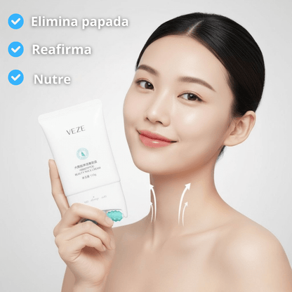 VEZE V-FIRM CREAM.  Fórmula coreana que reafirma y elimina la papada.